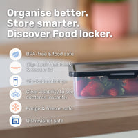 BetterWare 23cm Rectangular Food Locker Box