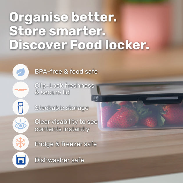 BetterWare 23cm Rectangular Food Locker Box