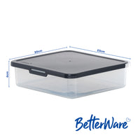BetterWare 23cm Rectangular Food Locker Box 2L