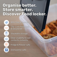 BetterWare 12cm Rectangular Food Locker Box