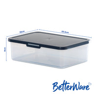 BetterWare 25.5cm Rectangular Food Locker Box 2.75L