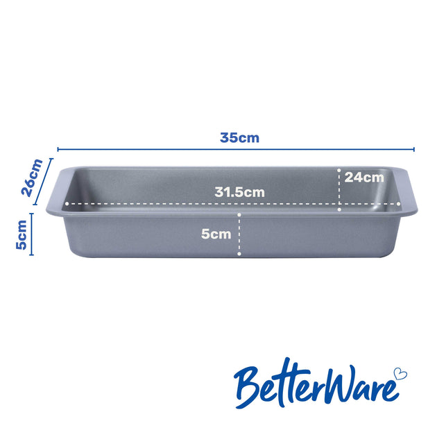 BetterWare Essentials 35cm Non-Stick Deep Tray
