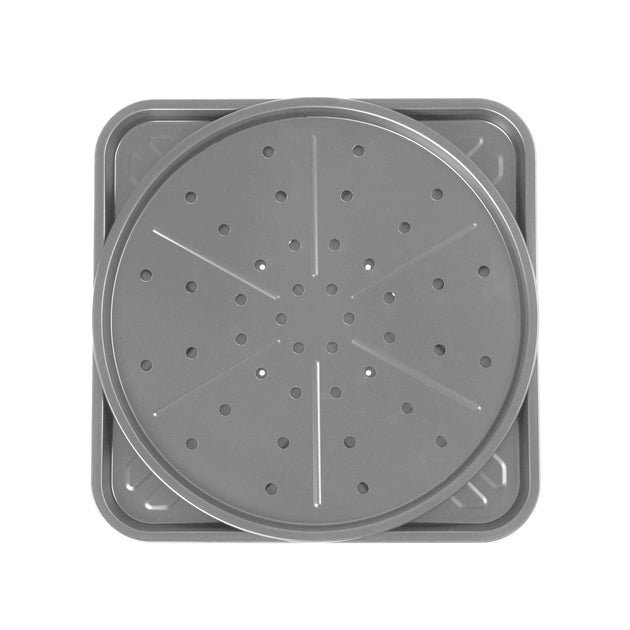 BetterWare Essentials 33cm Non-Stick Pizza Tray and 33cm Crisper Tray