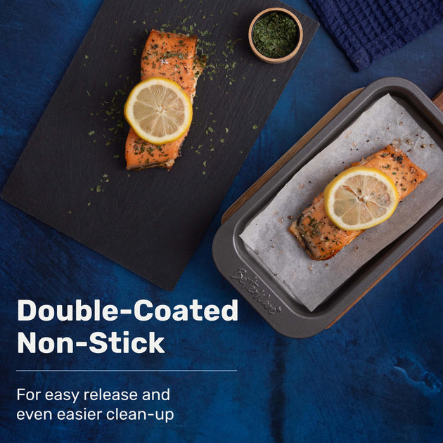 BetterWare Stack Ease 2-Piece Small Roaster & Tray Set