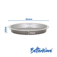BetterWare Air Fryer Accessories Set of 2 Premium Coated Round Tins