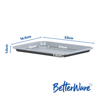 BetterWare Air Fryer Accessories Set of 2 x Premium Coated Rectangular Trays