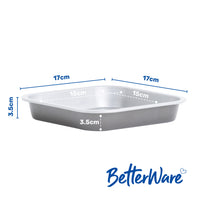 BetterWare Air Fryer Accessories Set of 2 x Premium Coated Square Tins
