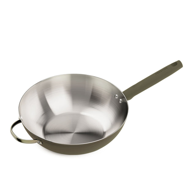 Prestige Stainless Steel 28cm Wok