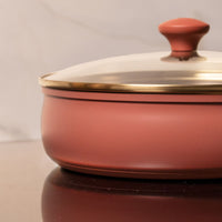 Prestige Stainless Steel 24cm Deep Frying Pan with Lid