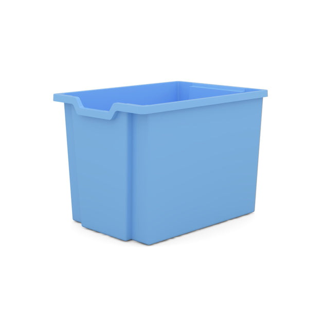 Pack of 5 - Gratnells Jumbo Stack and Store 30 Litre Plastic Storage Boxes Cornflower Blue