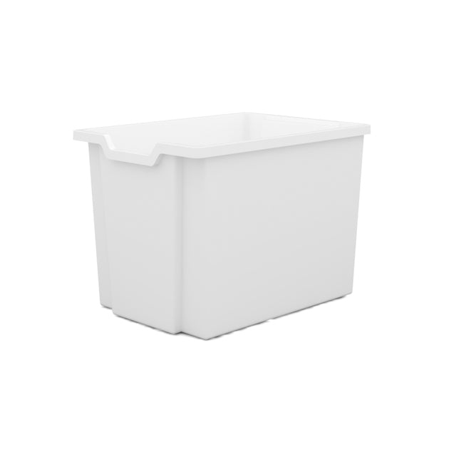 Pack of 5 - Gratnells Jumbo Stack and Store 30 Litre Plastic Storage Boxes White