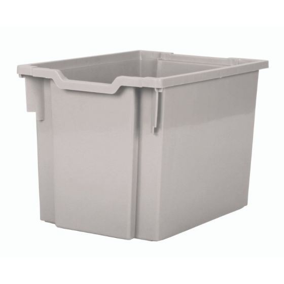Pack of 5 - Gratnells Jumbo Stack and Store 30 Litre Plastic Storage Boxes Light Grey