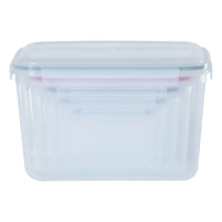 Set of 5 - Hobby Life Rectangular Deep Clip Airtight Food Containers