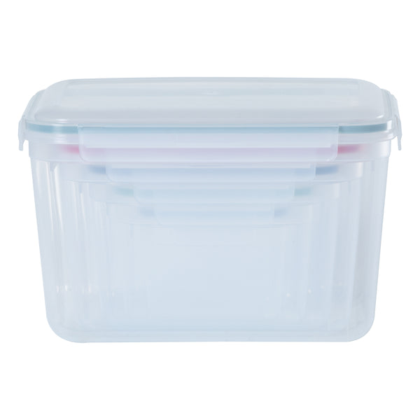 Set of 5 - Hobby Life Rectangular Deep Clip Airtight Food Containers