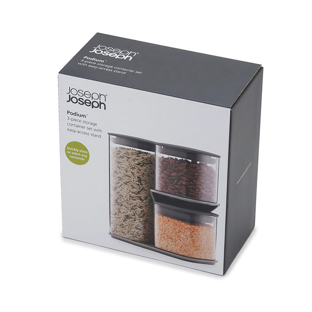Joseph Joseph Podium 3-Piece Storage Container Set