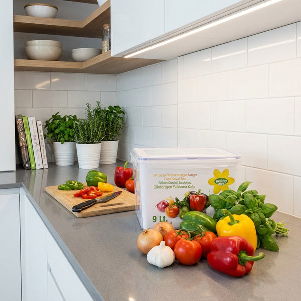 Hobby Life 9L Rectangular Airtight Food Box with Clip Lid