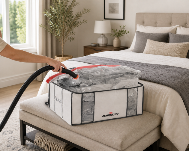 Set of 3 XXL Semi Rigid Vacuum Storage Boxes