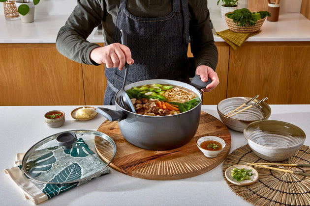 PFAS Free Earth Pan Ceramic Non-Stick 28cm (7.7lt) Stock Pot