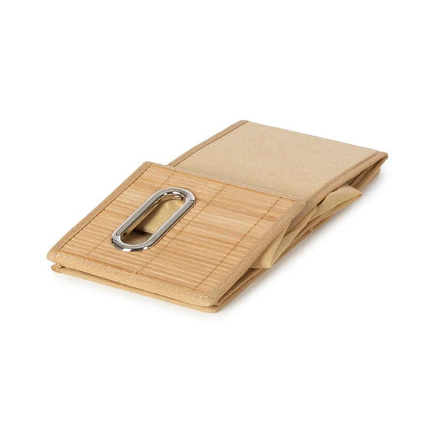 Small Collapsible Bamboo Style Basket