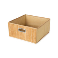 Medium Collapsible Bamboo Style Basket