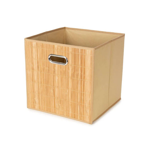 Large Collapsible Bamboo Style Basket