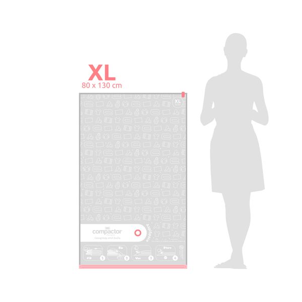 Set of 2 XL Vacuum Compression Bags