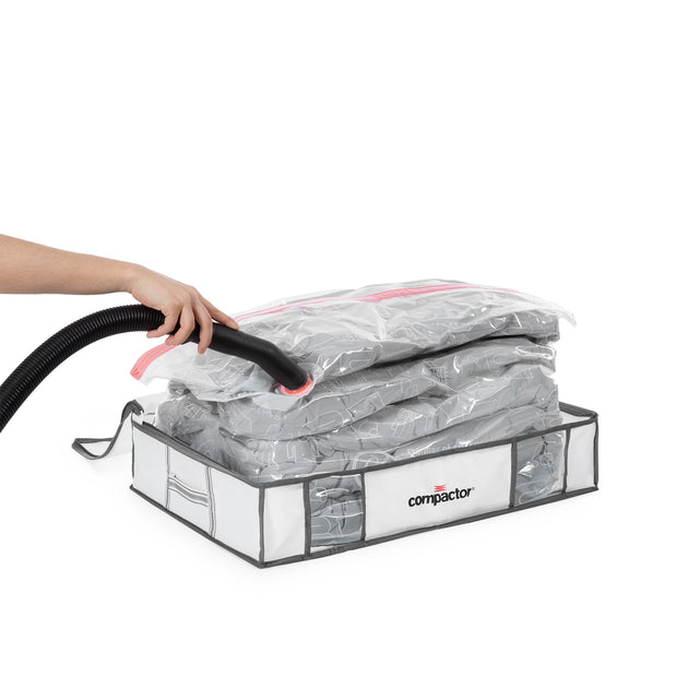 Set of 3 Large Semi Rigid Vacuum Storage Boxes