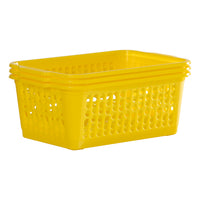 Pack of 3 - Medium Plastic Handy Tidy Storage Basket