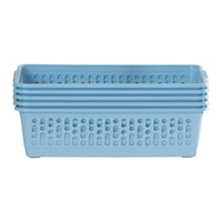Pack of 5 - Small Plastic Handy Tidy Baskets