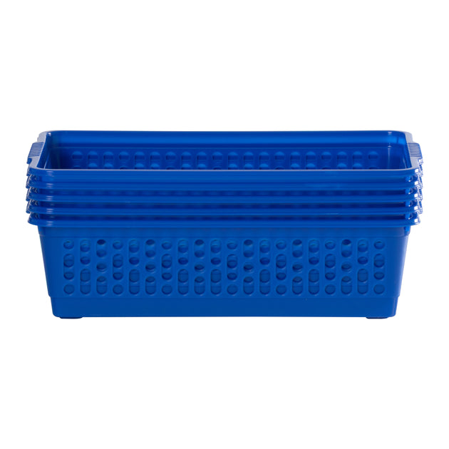 Pack of 5 - Small Plastic Handy Tidy Baskets