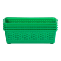 Pack of 5 - Small Plastic Handy Tidy Baskets