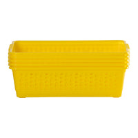 Pack of 5 - Small Plastic Handy Tidy Baskets