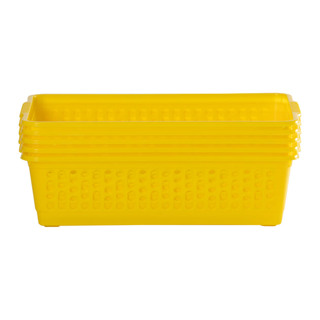 Pack of 5 - Small Plastic Handy Tidy Baskets