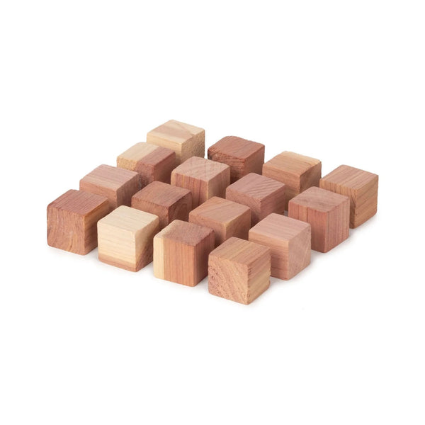 Pack of 16 Cedar Wood Moth Repellent Squares