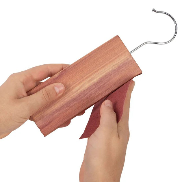 Moth Repellent Cedar Wood Hanging Wood Block