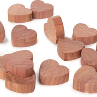 Pack of 15 Cedar Wood Moth Repellent Hearts
