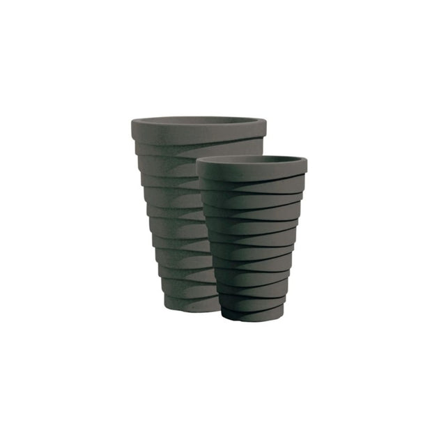 Trojan 2-Piece Granite Effect Decorative Planter Set