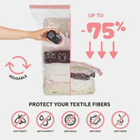 7 Piece Vacuum Bag Travel Set