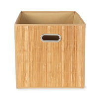 Large Collapsible Bamboo Style Basket