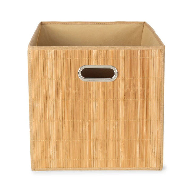 Large Collapsible Bamboo Style Basket