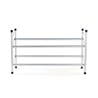 Expandable 2 Tier Metal Shoe Rack