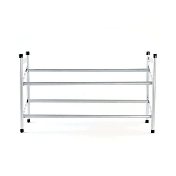 Expandable 2 Tier Metal Shoe Rack