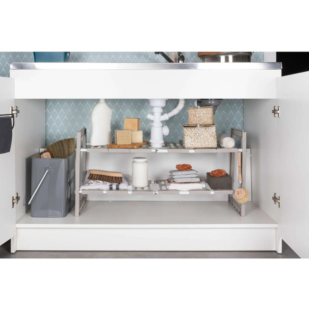 Extendable Under Sink Shelf Unit
