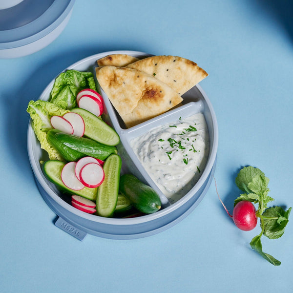 Mepal Cirqula 3-Compartment Freezer Bento Bowl