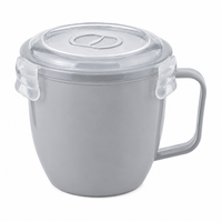 Hobby Life Microwave Soup Warming Cup Cool Grey