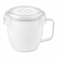 Hobby Life Microwave Soup Warming Cup White