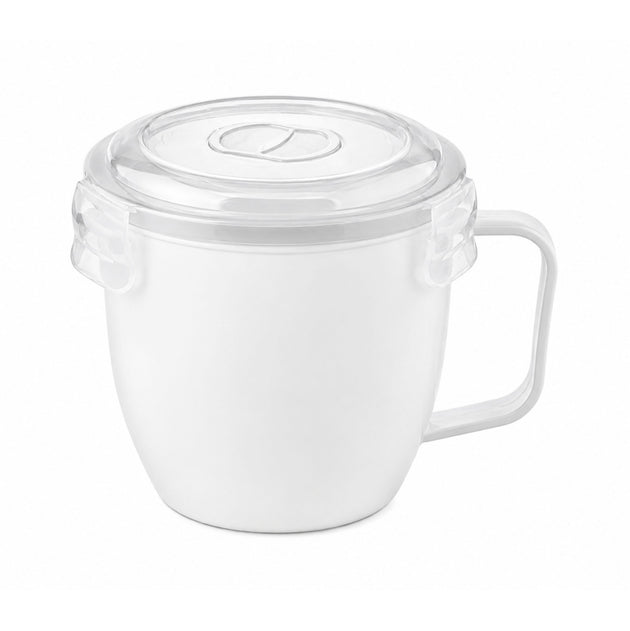 Hobby Life Microwave Soup Warming Cup White