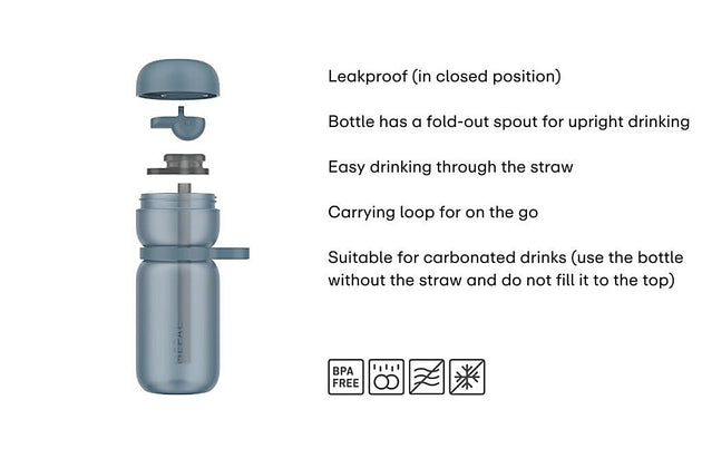 Mepal Flip 600ml Drinks Bottle