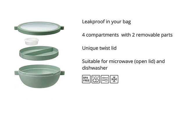 Mepal Vita Bento Lunch Bowl Ø207mm