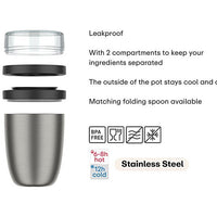 Ellipse Insulated Lunch Pot Ø107mm